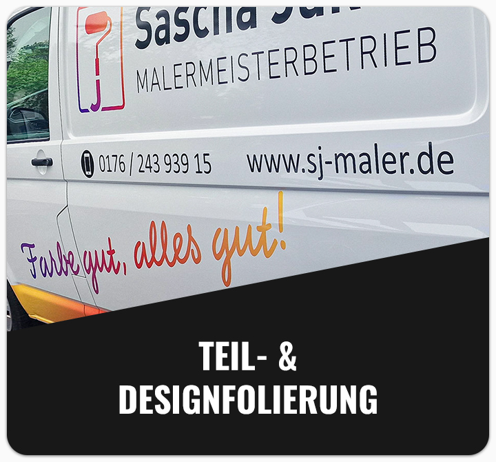 Werbetechnik Buling, Bochum, Ruhrgebiet, Services, Slider, Teil- & Designfolierung